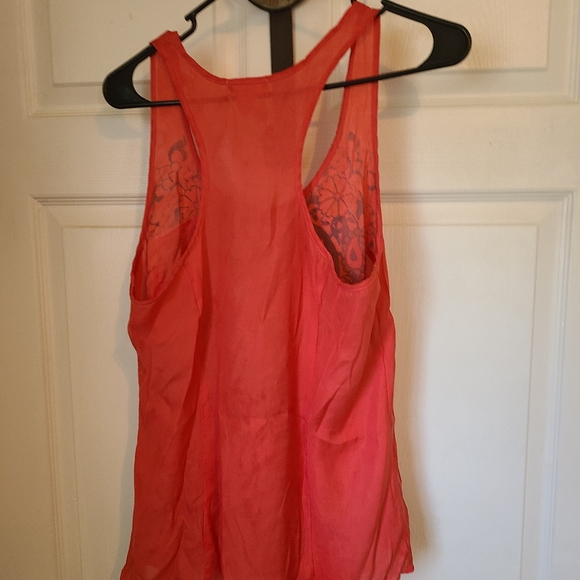 (1094) Route 66. Woman's Blouse, Sleeveless, Large, Redish - Picture 5 of 5